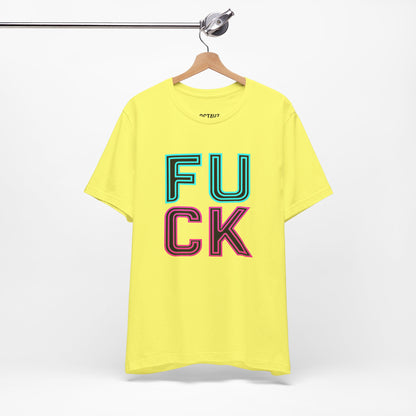 OCTAV3 F.U.C.KASALA Neon Statement T-Shirt – Bold Cyberpunk Graphic Tee