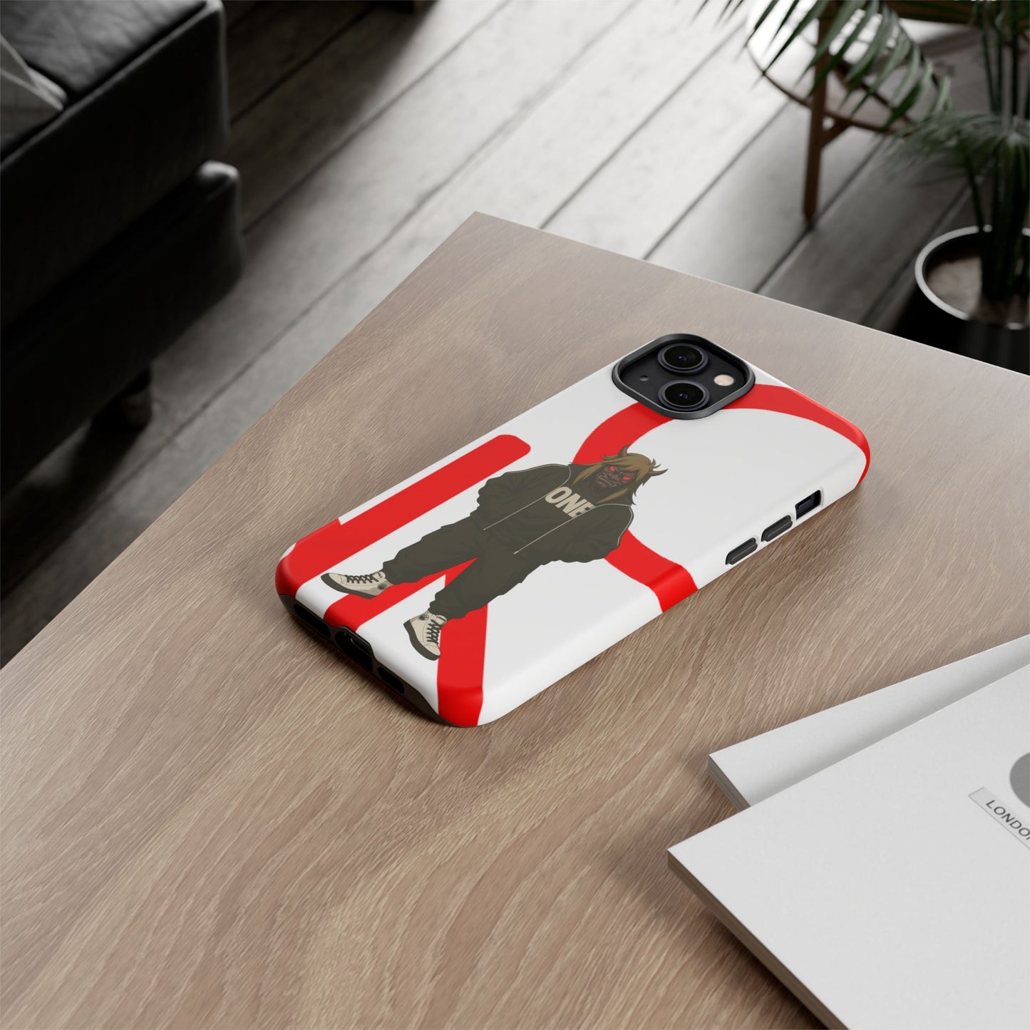 OCTAV3 ONE — Street Samurai Red Phone Case