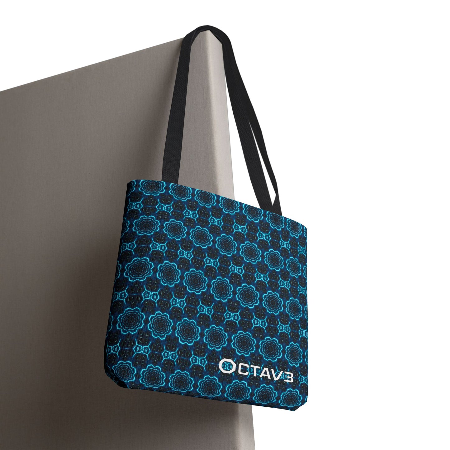 Octav3 Geometric Frequency Tote Bag - OCTAVE Pattern All-Over Print