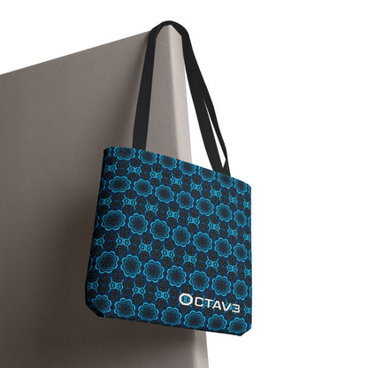 Octav3 Geometric Frequency Tote Bag - OCTAVE Pattern All-Over Print