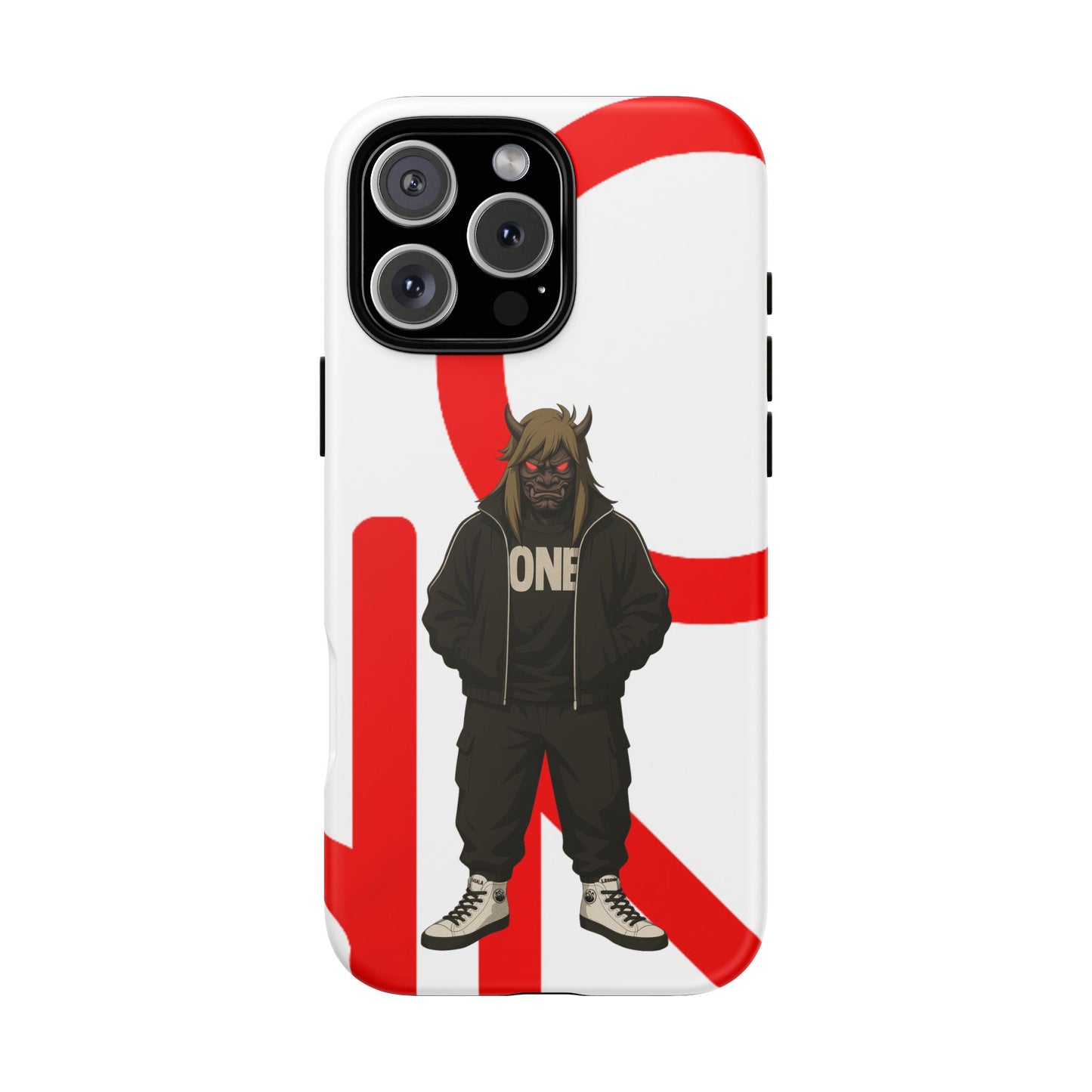 OCTAV3 ONE — Street Samurai Red Phone Case