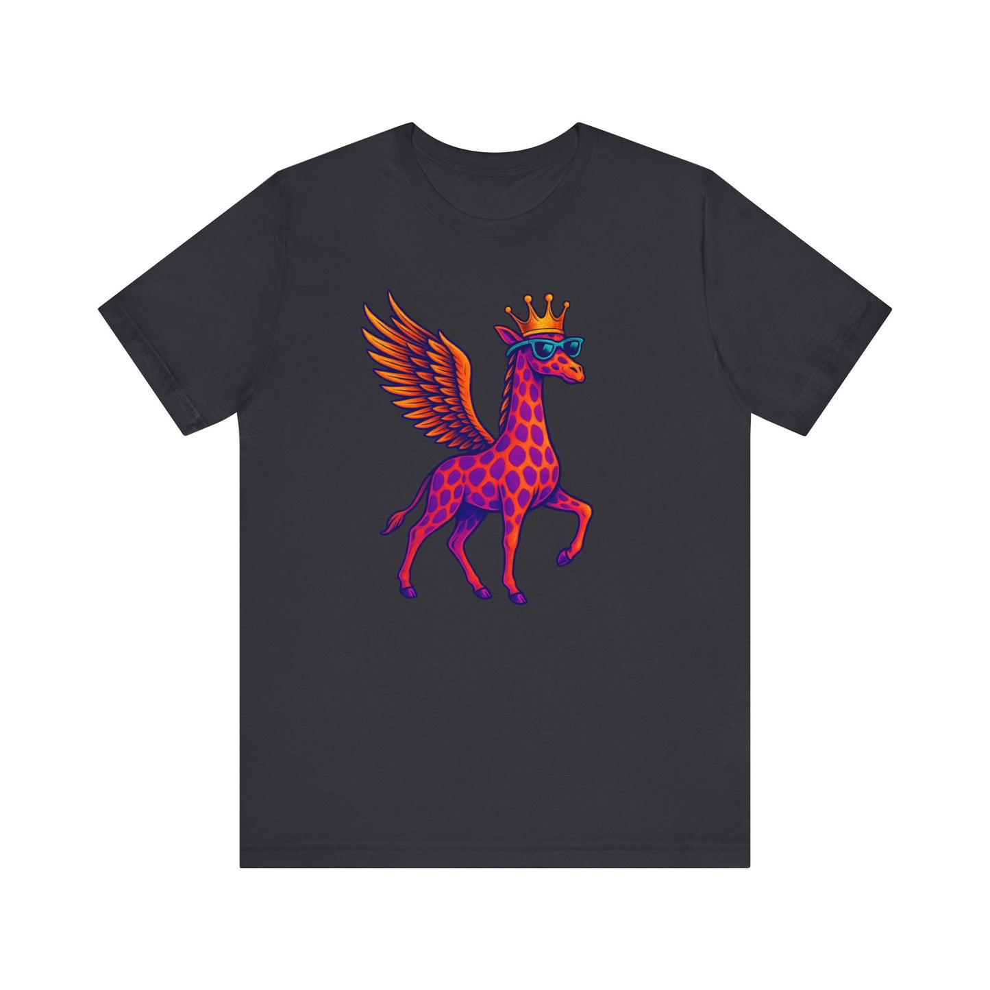GFLY Royal T-Shirt | Crowned Flying Giraffe Graphic Tee