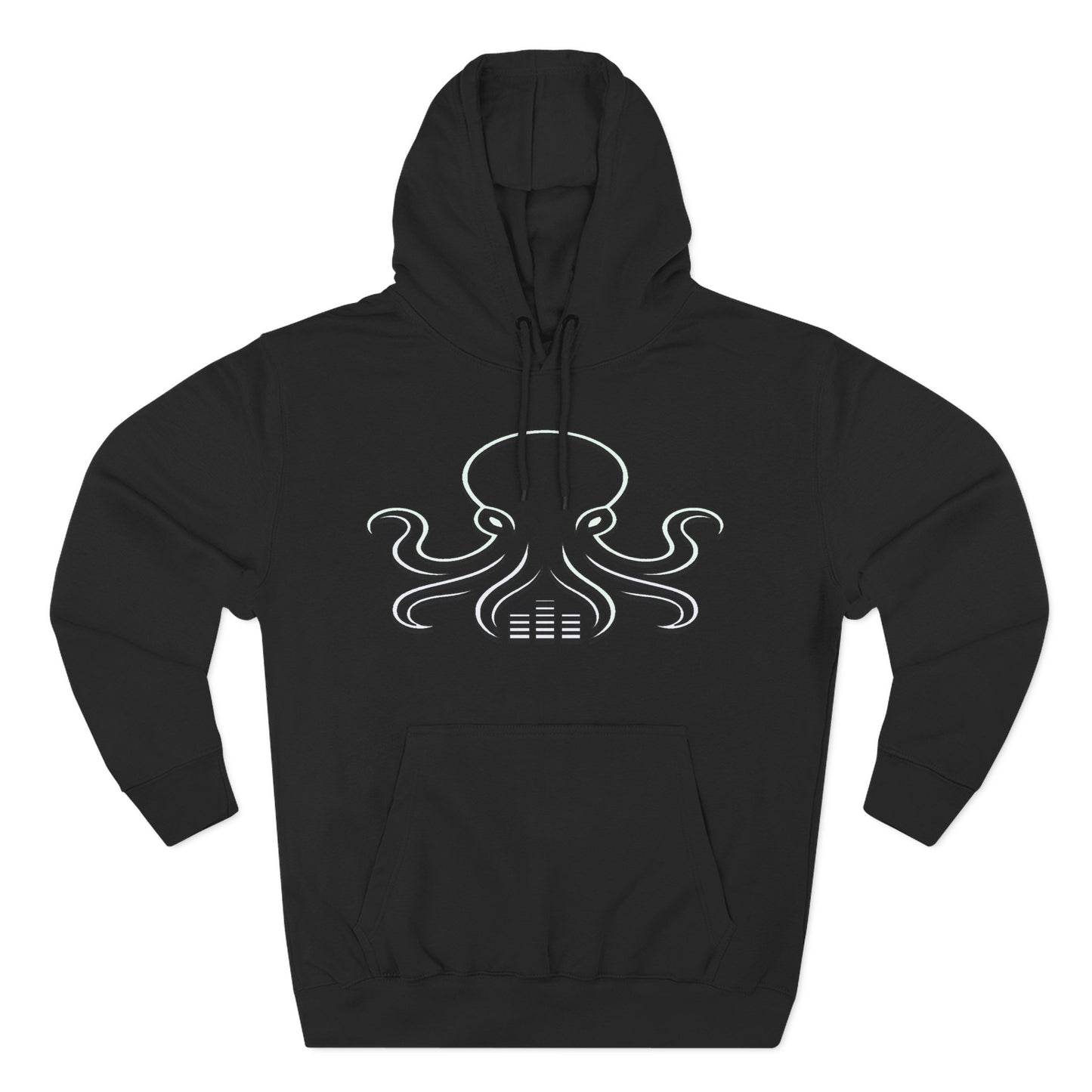 Octav3 Audio Octopus Hoodie - Minimalist Music Producer Graphic Pullover