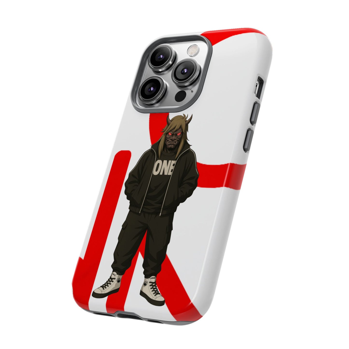 OCTAV3 ONE — Street Samurai Red Phone Case