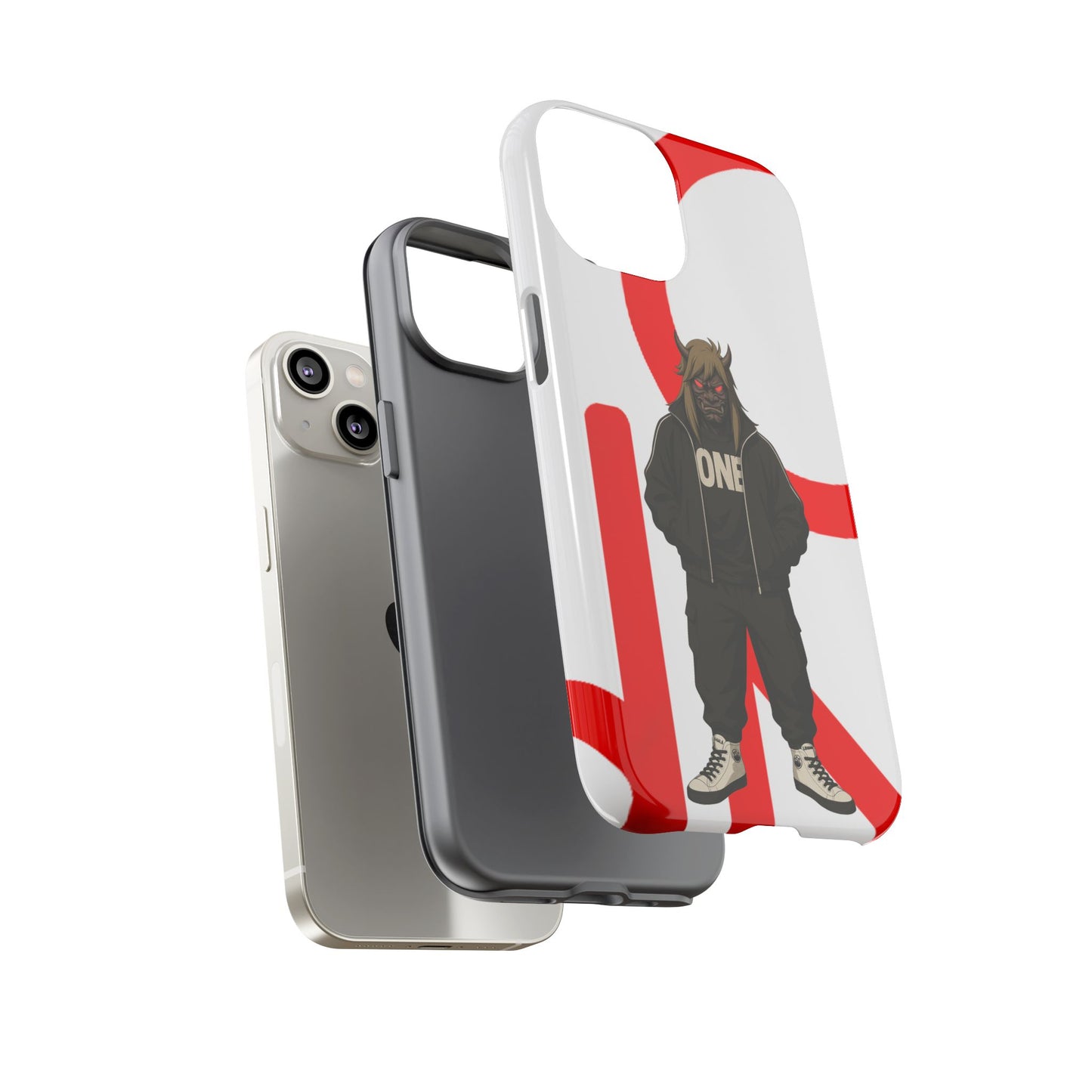 OCTAV3 ONE — Street Samurai Red Phone Case