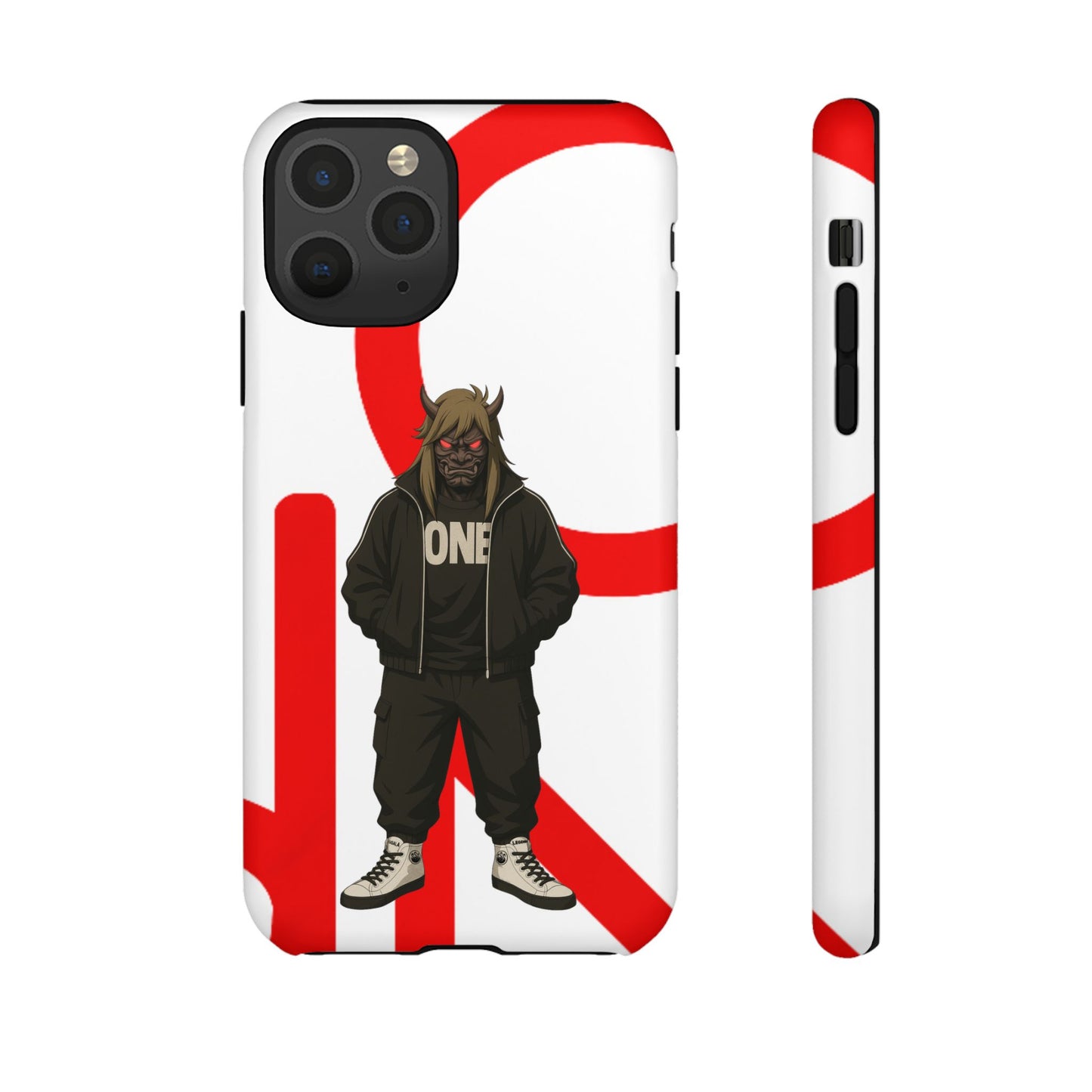 OCTAV3 ONE — Street Samurai Red Phone Case