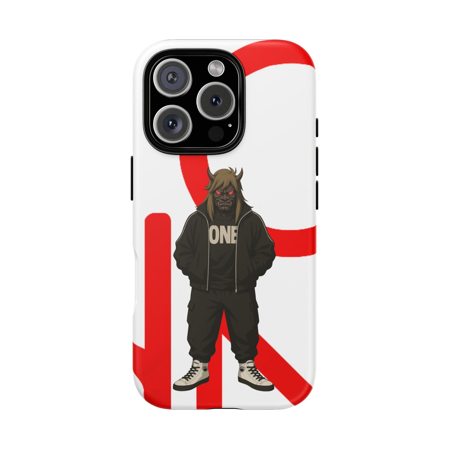OCTAV3 ONE — Street Samurai Red Phone Case
