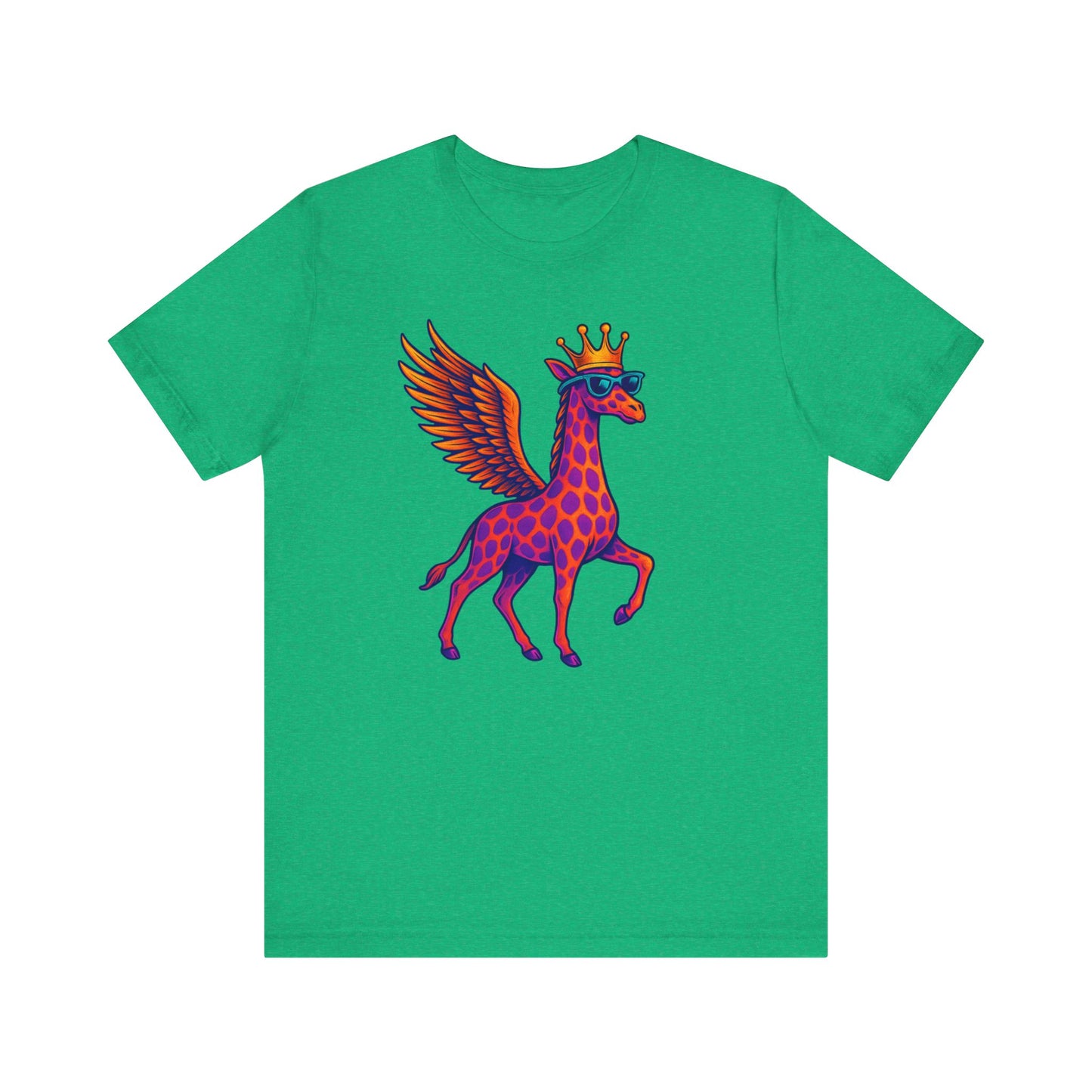 GFLY Royal T-Shirt | Crowned Flying Giraffe Graphic Tee