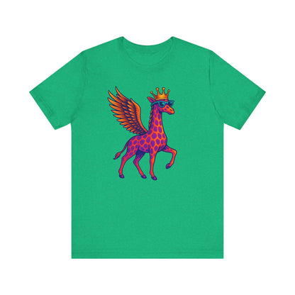 GFLY Royal T-Shirt | Crowned Flying Giraffe Graphic Tee