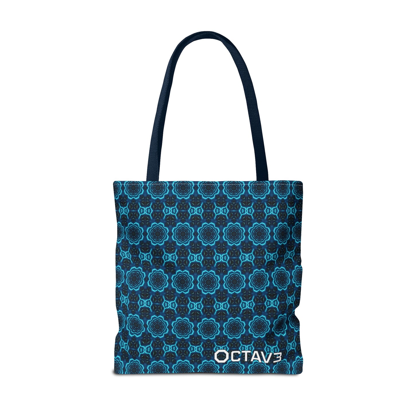 Octav3 Geometric Frequency Tote Bag - OCTAVE Pattern All-Over Print