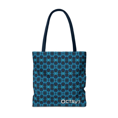 Octav3 Geometric Frequency Tote Bag - OCTAVE Pattern All-Over Print