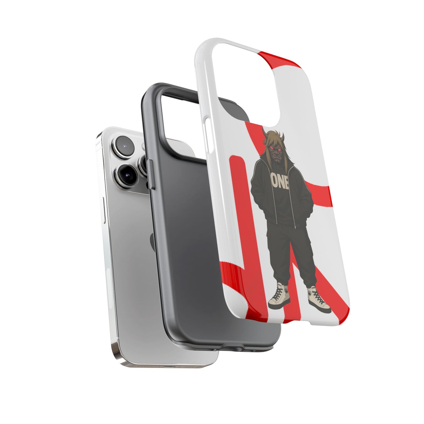 OCTAV3 ONE — Street Samurai Red Phone Case