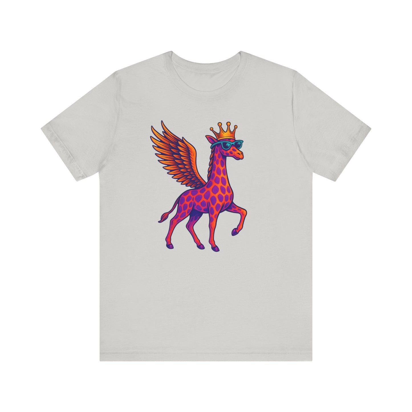 GFLY Royal T-Shirt | Crowned Flying Giraffe Graphic Tee