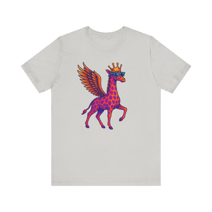 GFLY Royal T-Shirt | Crowned Flying Giraffe Graphic Tee