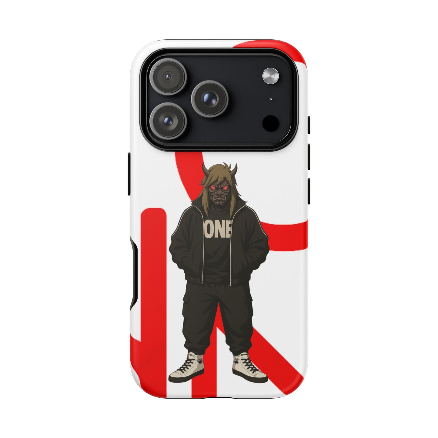 OCTAV3 ONE — Street Samurai Red Phone Case