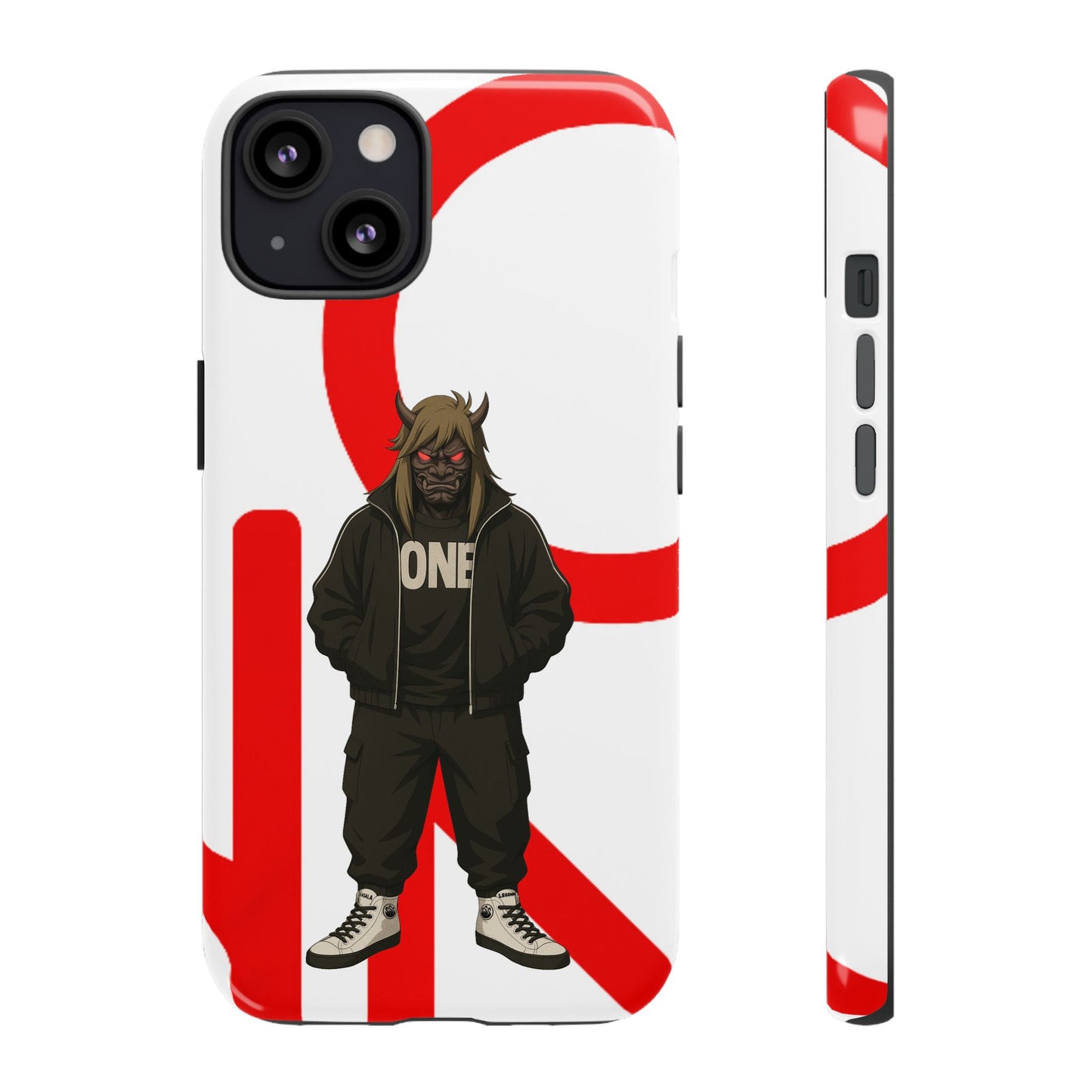 OCTAV3 ONE — Street Samurai Red Phone Case