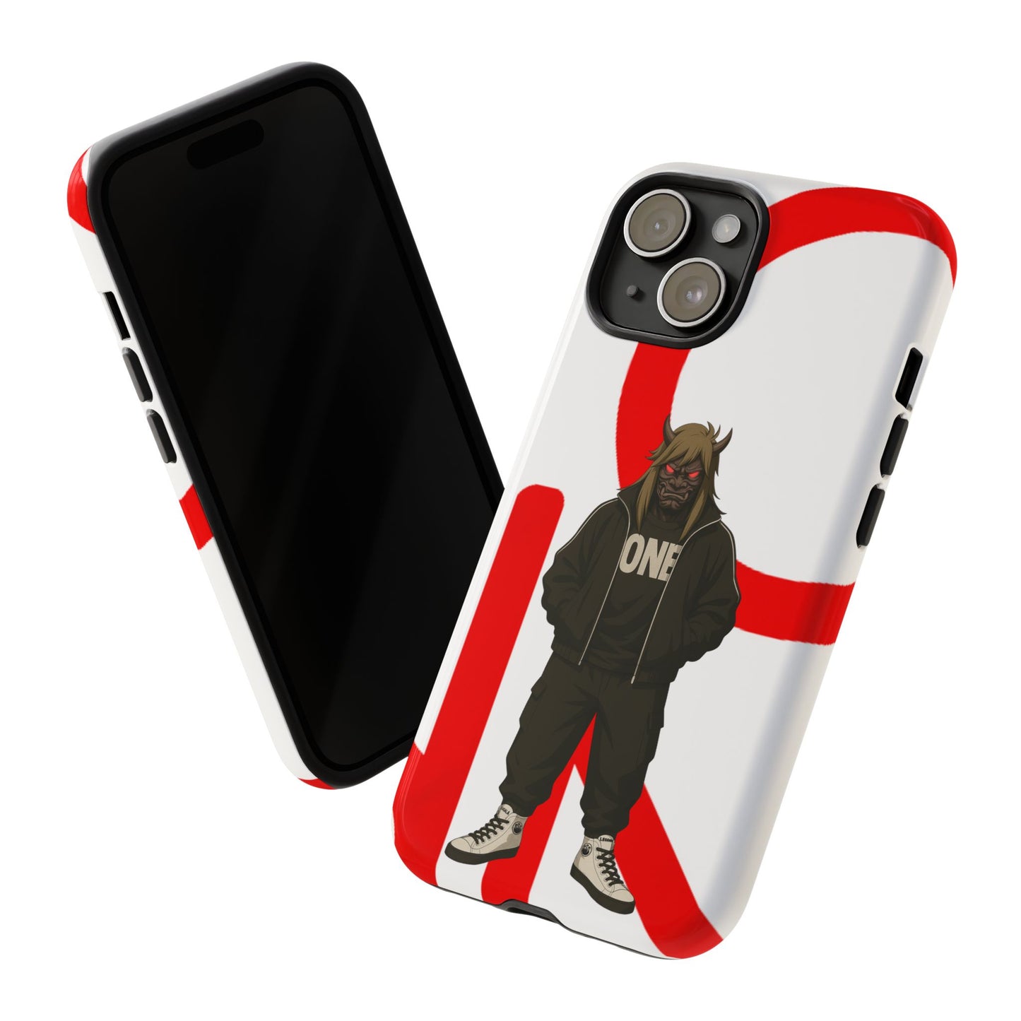 OCTAV3 ONE — Street Samurai Red Phone Case