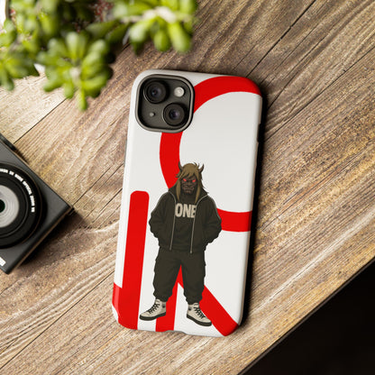 OCTAV3 ONE — Street Samurai Red Phone Case