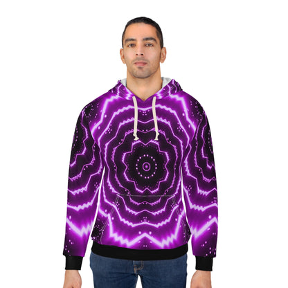 OCTAV3 “Purple Frequency” Hoodie — Custom Design • Electric Elegance Redefined