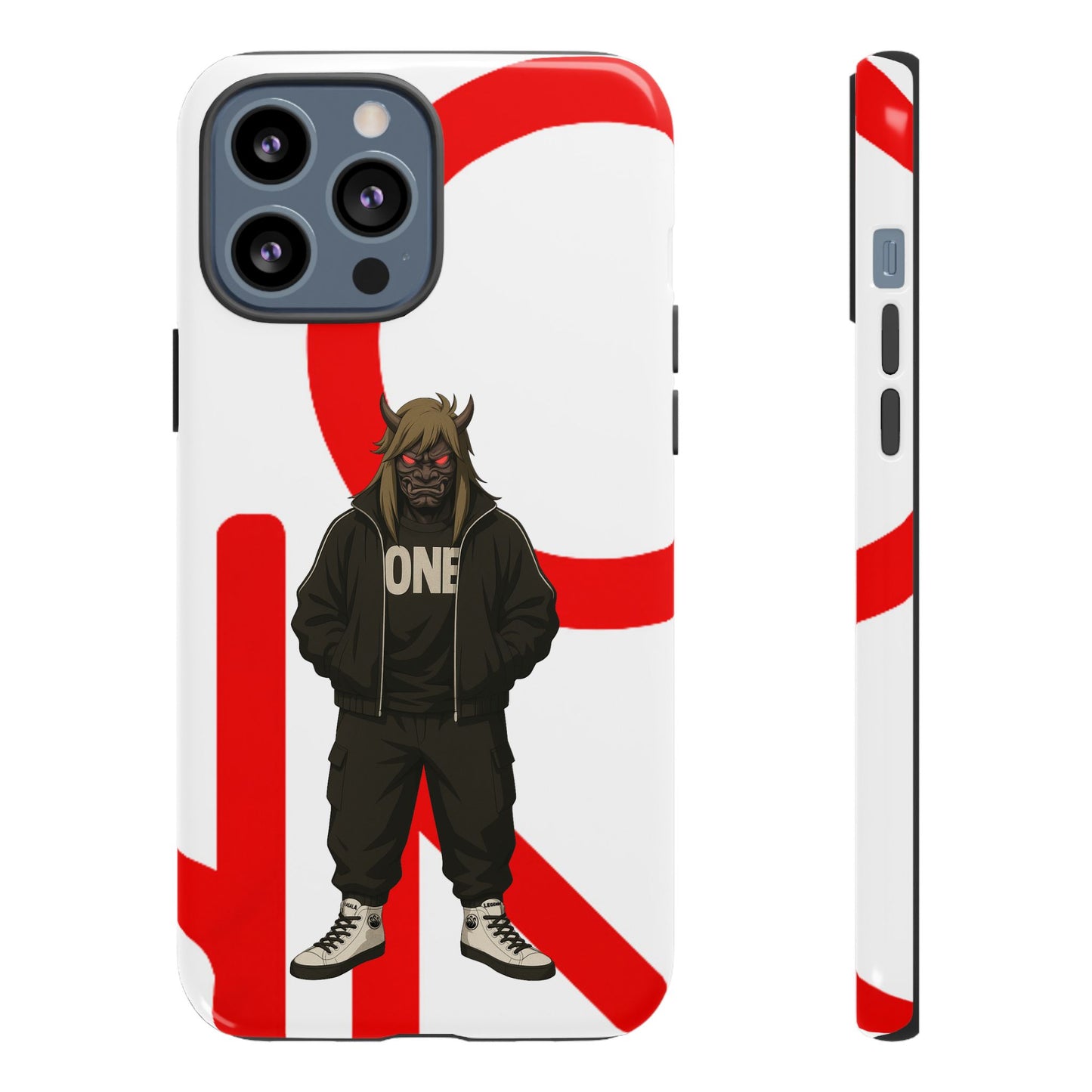 OCTAV3 ONE — Street Samurai Red Phone Case