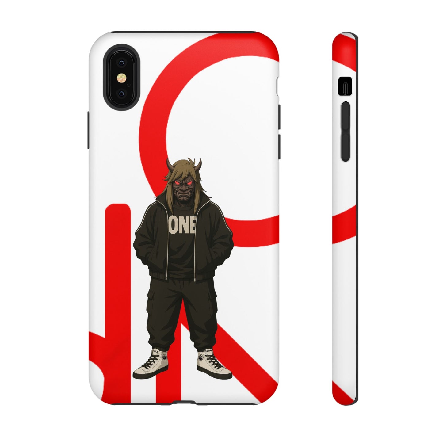 OCTAV3 ONE — Street Samurai Red Phone Case
