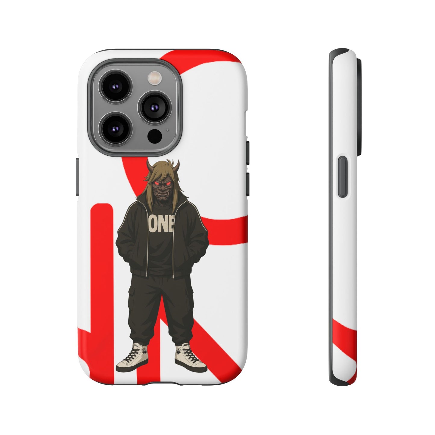 OCTAV3 ONE — Street Samurai Red Phone Case