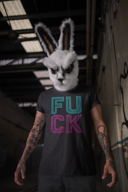 OCTAV3 F.U.C.KASALA Neon Statement T-Shirt – Bold Cyberpunk Graphic Tee