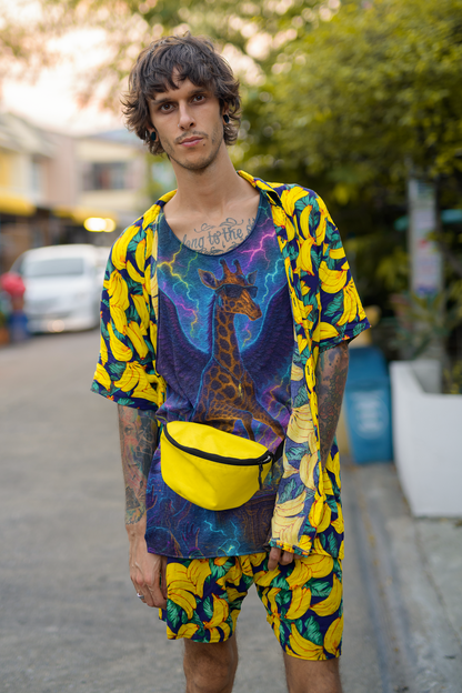 Psychedelic Giraffe Men's Tank Top |GFLY Main Stage Tank. Festival Apparel, Unique Graphic Shirt, Gift for Him